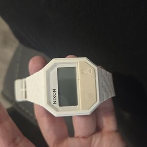 Nixon White Digital Watch